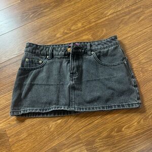 Edikted Black Mini Skirt